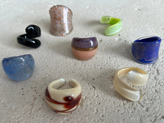 Discover Murano Glass: Hand-Blown Rings From Venice ✨