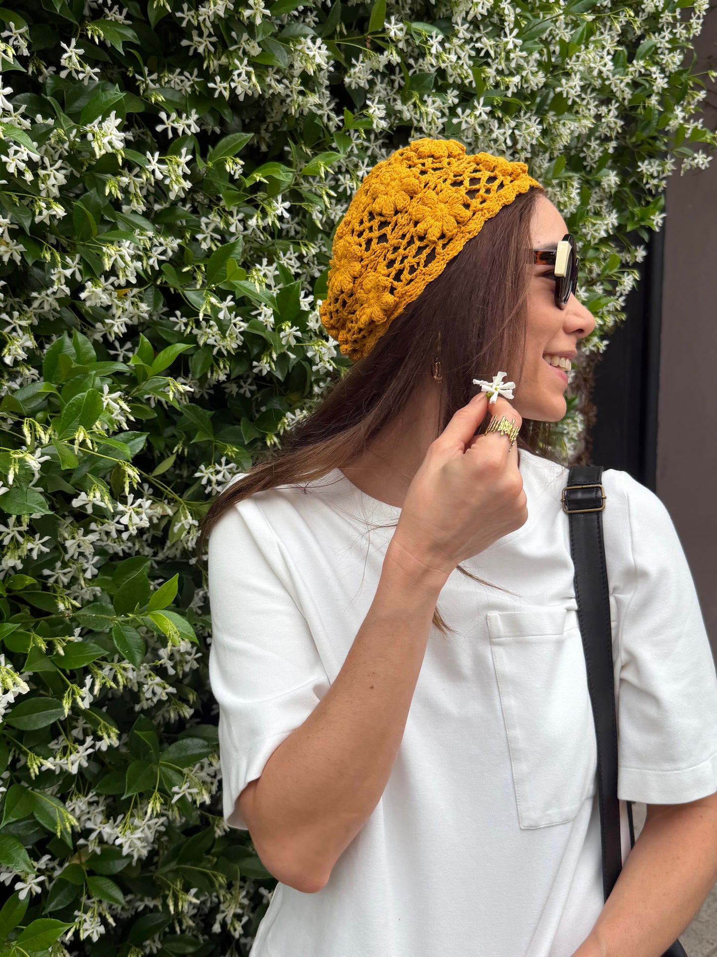 Crochet skullcap hat