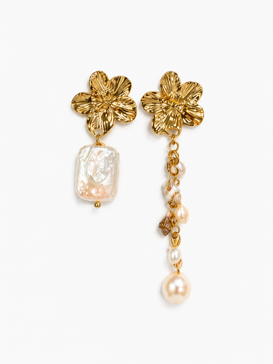 Marea mismatched earrings