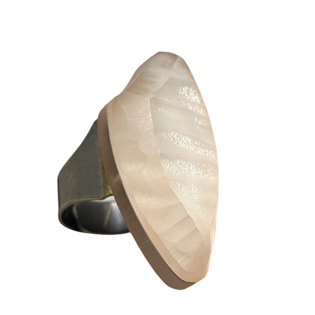 Adjustable brass and resin ring