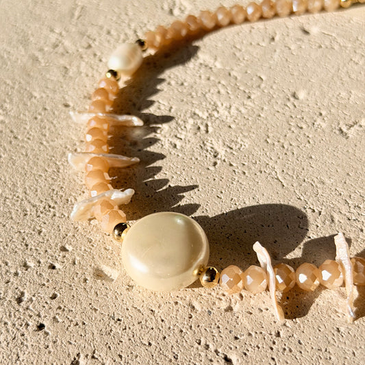 Champagne toast Handmade Necklace