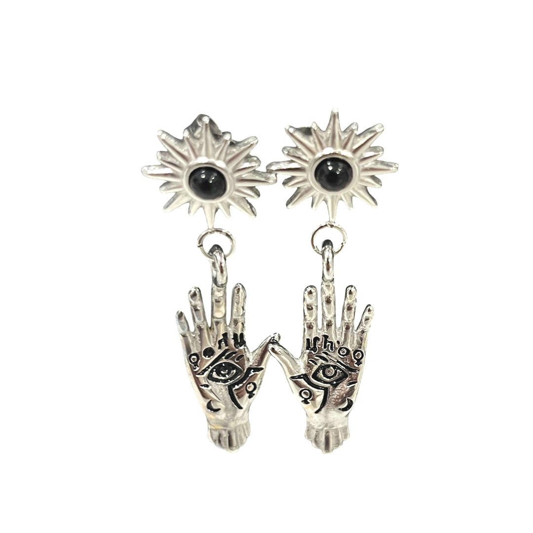 Stainless steel waterproof Dangle Fortune Earrings