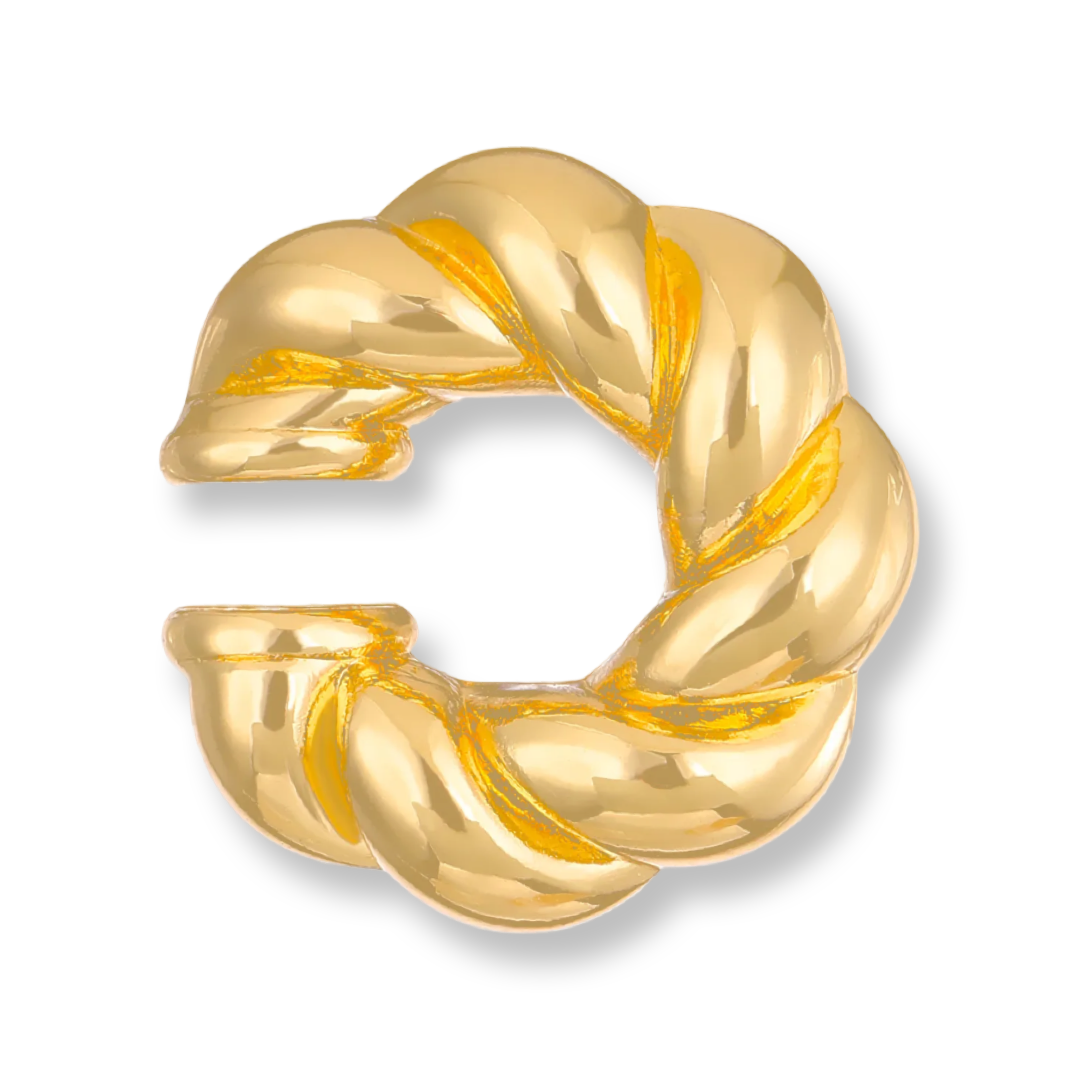 Stainless steel bold ear cuff