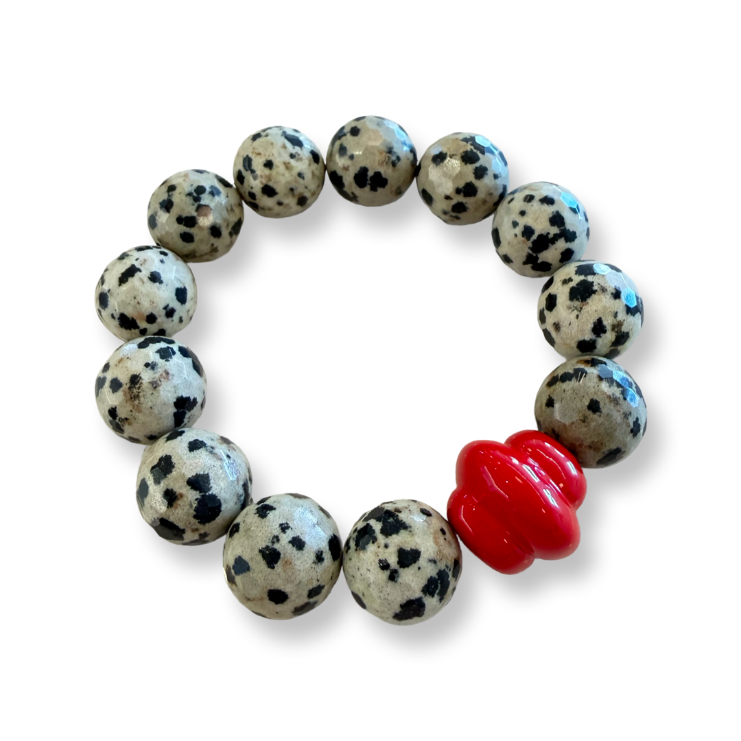 Handmade Beaded elastic colorful bracelet