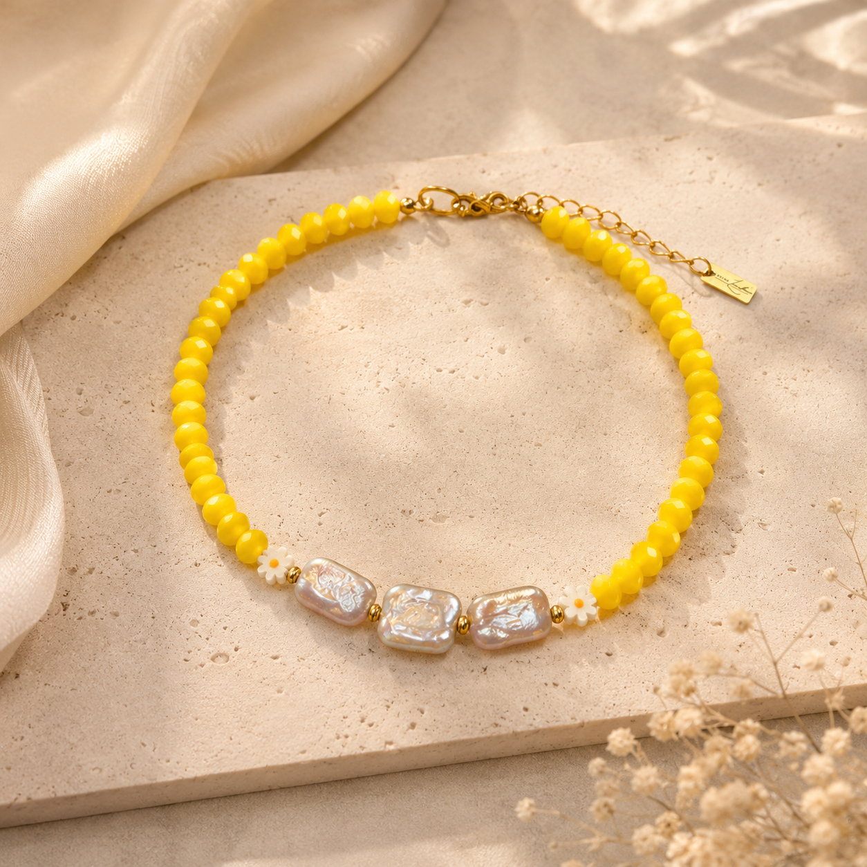 Sunshine Pearl Necklace