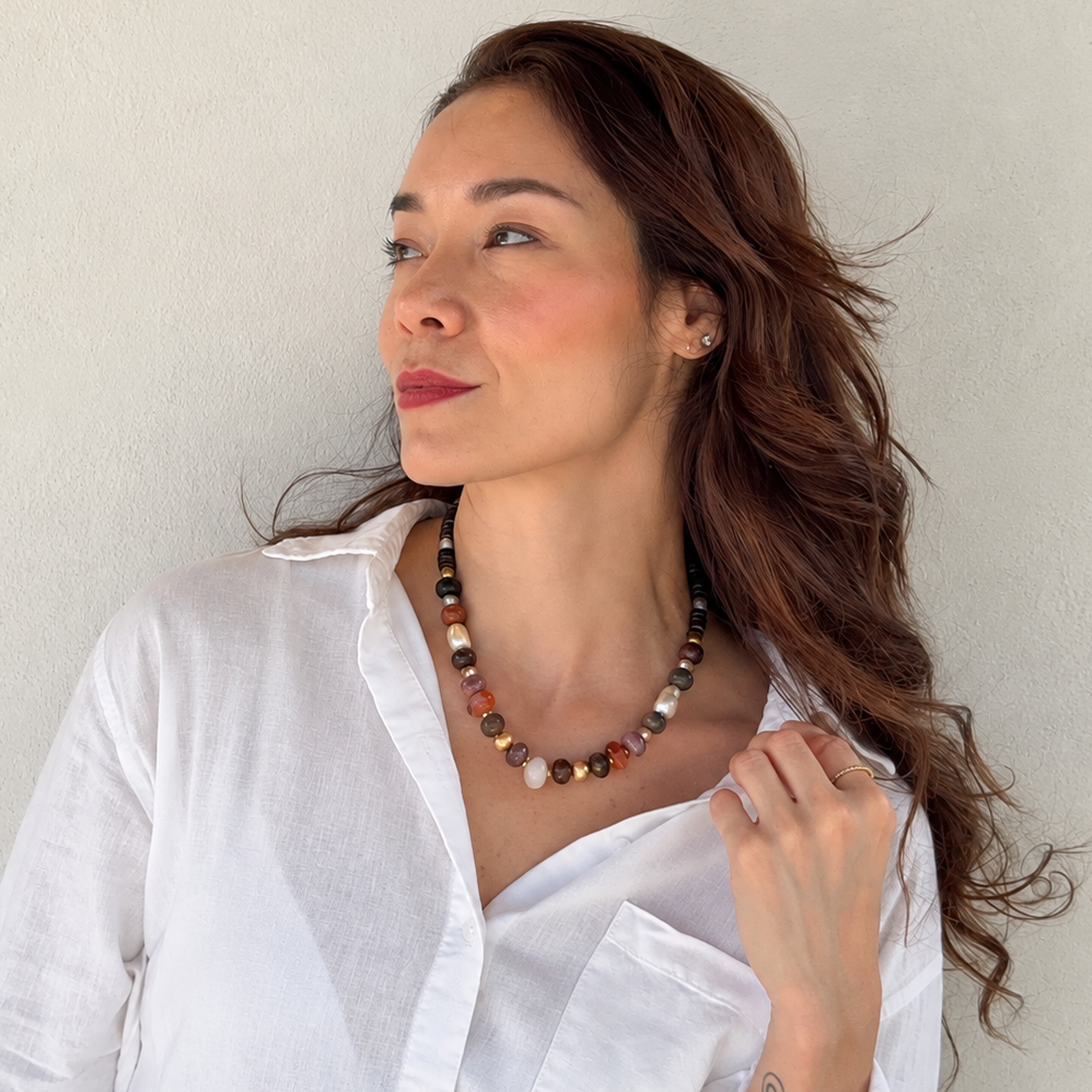 Earthy Multi-tone Necklace