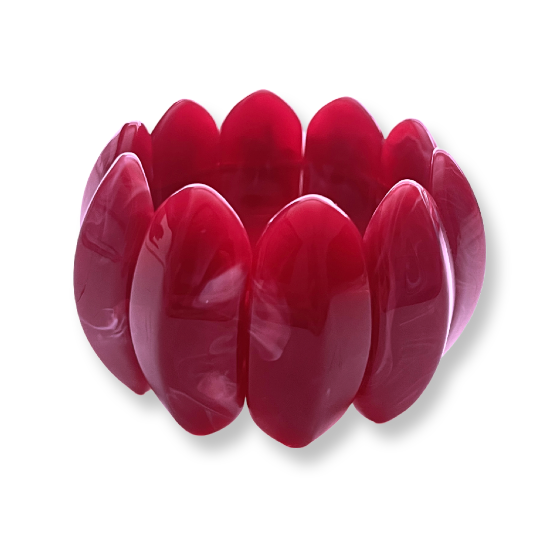 Elastic acrylic bracelet