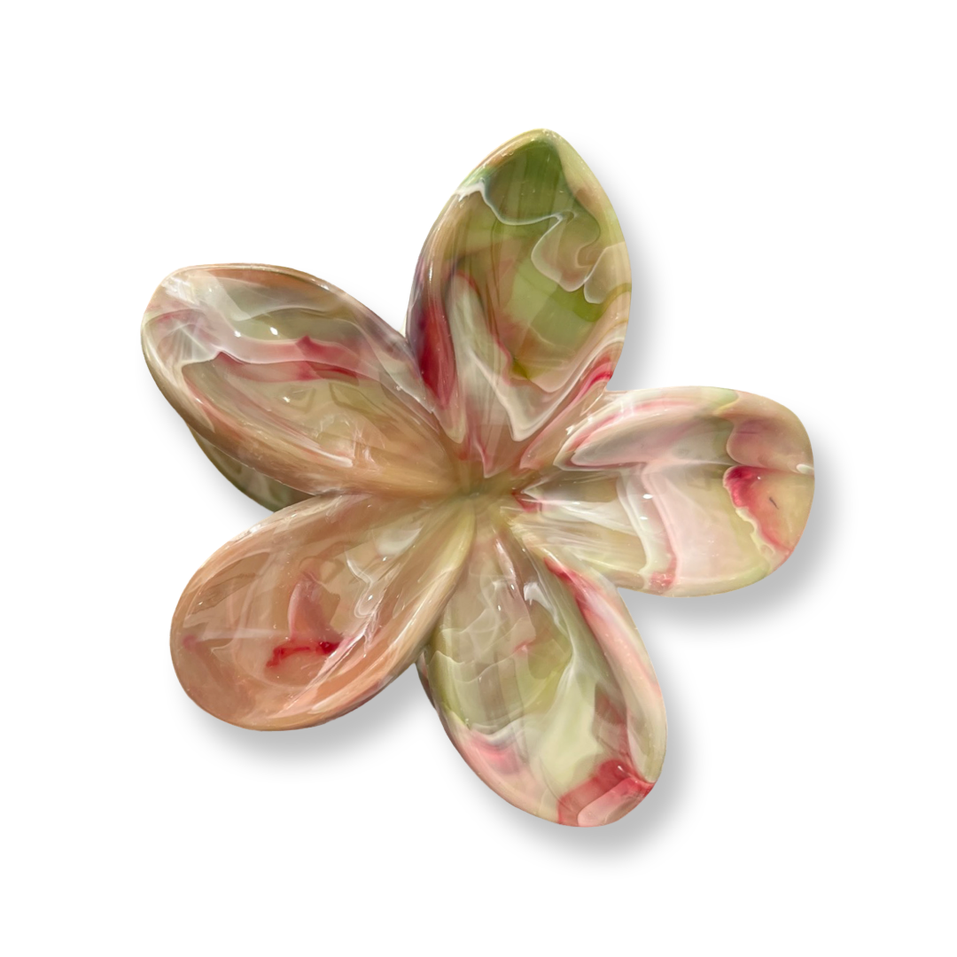 Lily flower hair clip