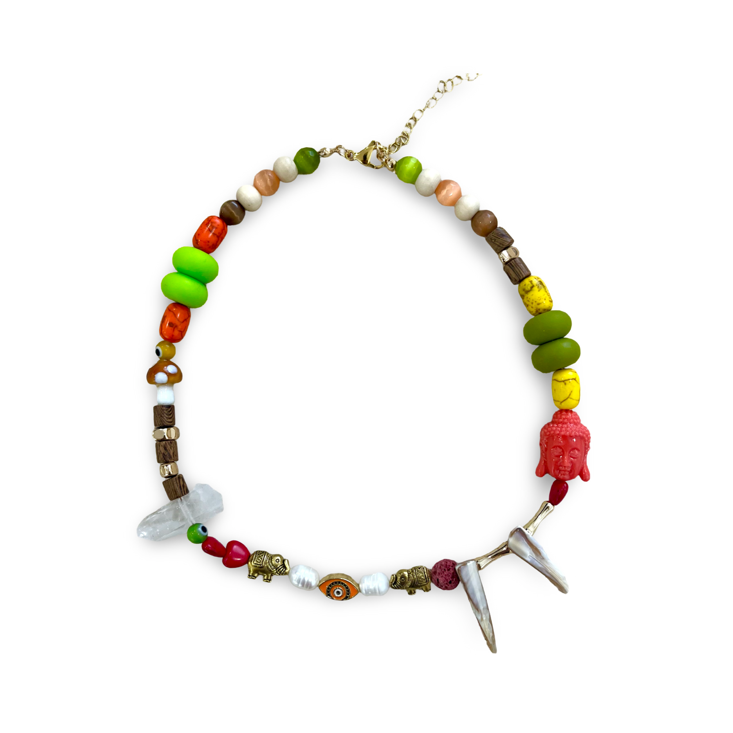 Boho Colorful handmade necklace