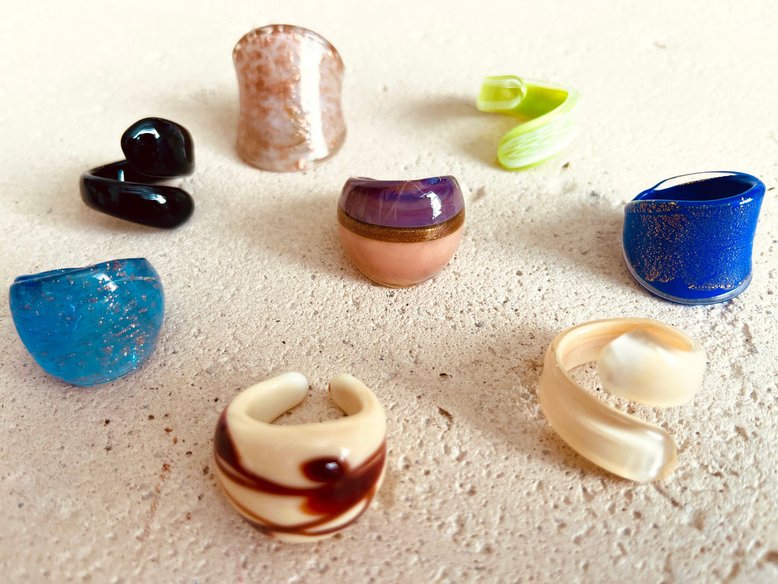 Discover Murano Glass: Hand-Blown Rings From Venice ✨