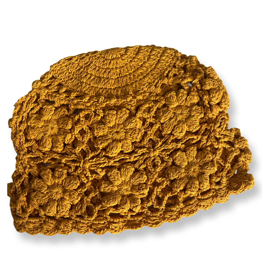 Crochet skullcap hat