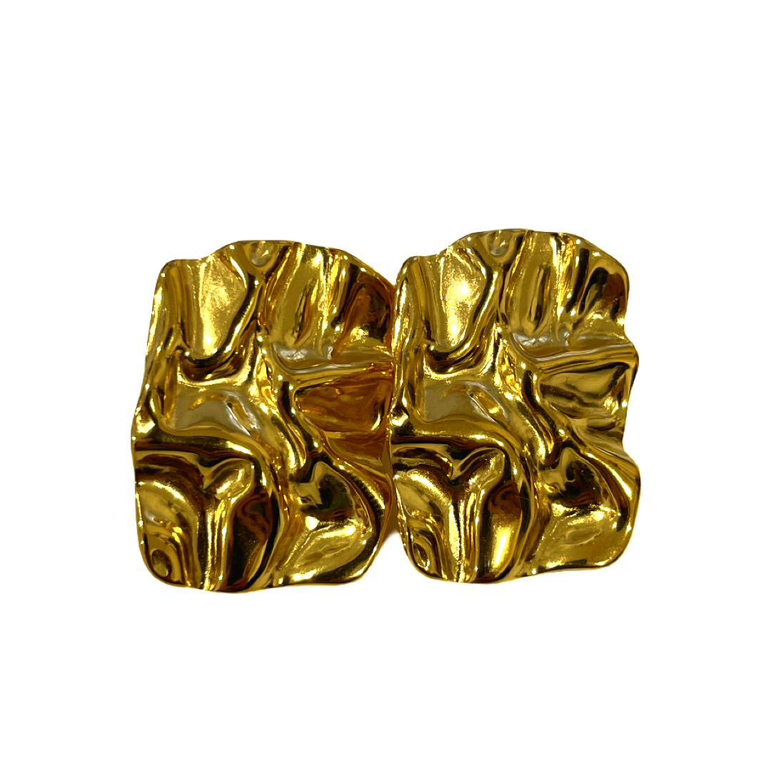 Rectangle Stainless steel waterproof earrings