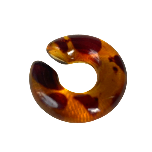 Acrylic leopard ear cuff