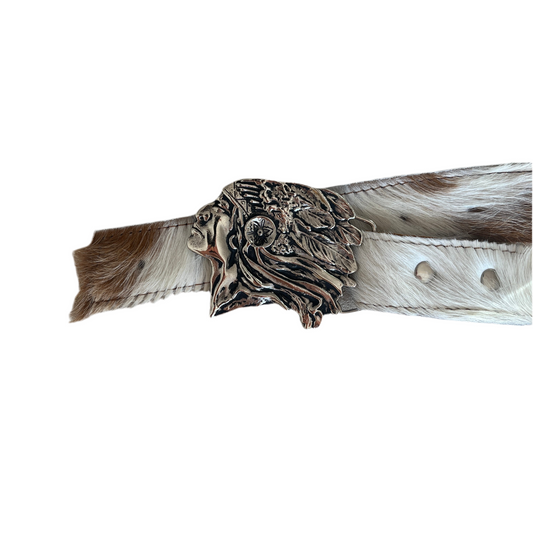 Toba handmade leather belt from Buenos Aires