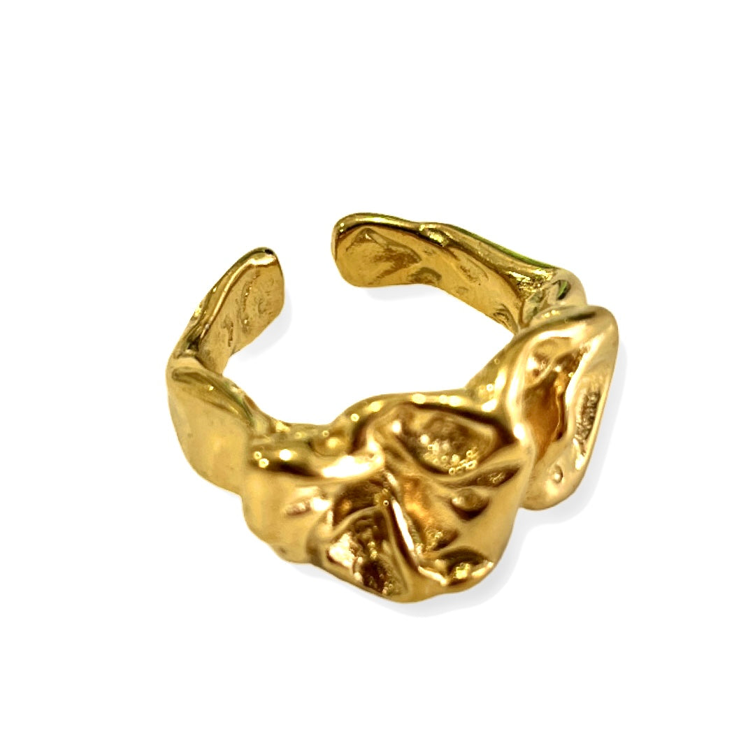 Stainless steel waterproof adjustable Lava Ring