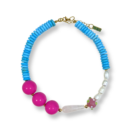 Turquoise Handmade bold necklace