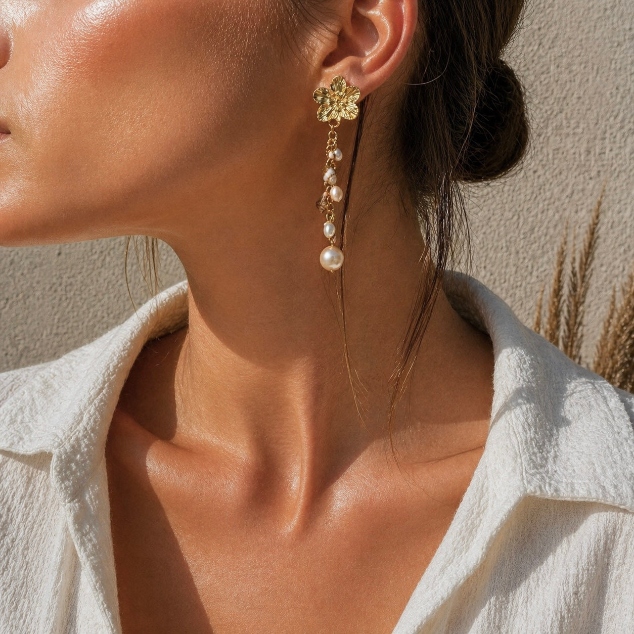 Marea mismatched earrings