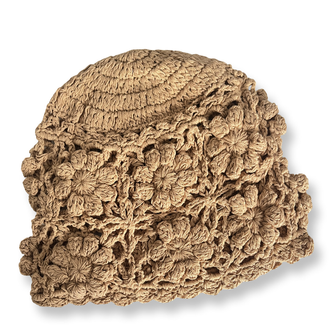 Crochet skullcap hat