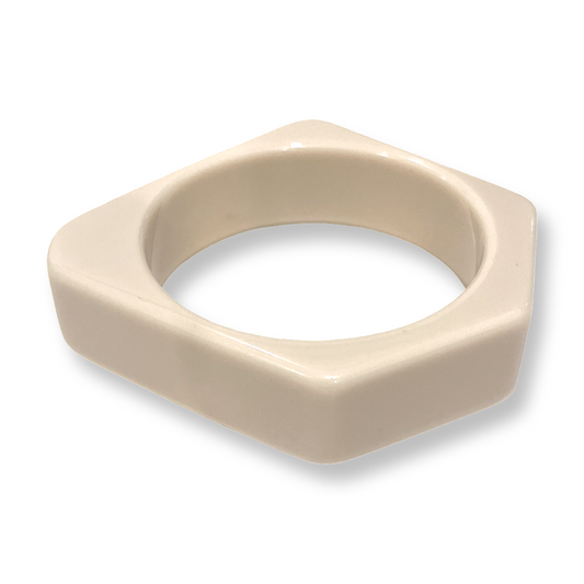 Retro beige bangle