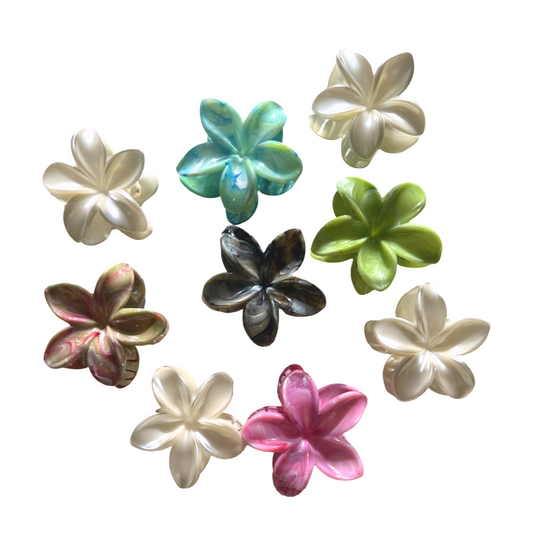Lily flower hair clip