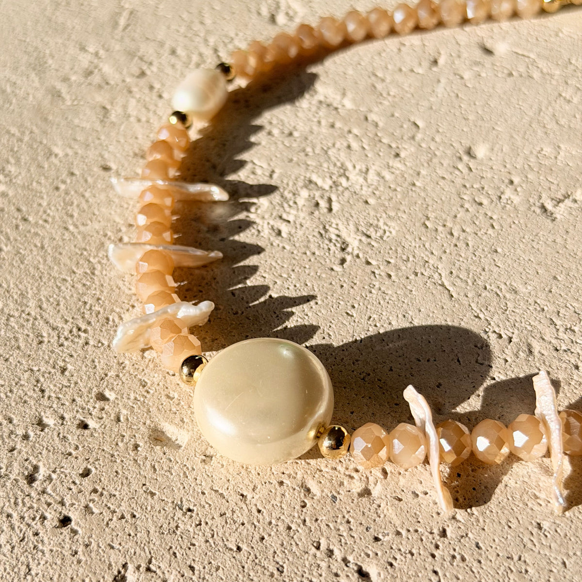 Champagne toast Handmade Necklace