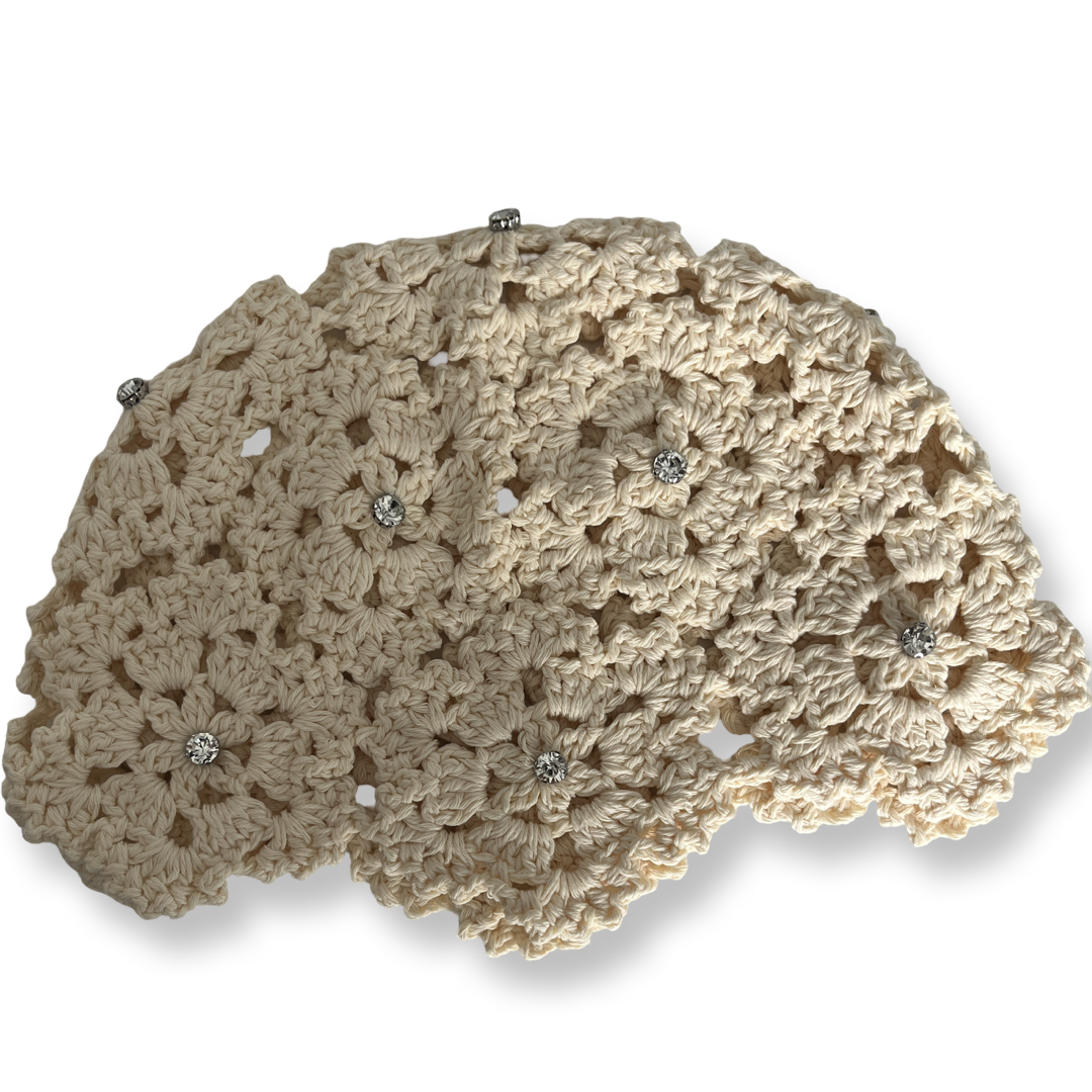 Crochet skullcap hat