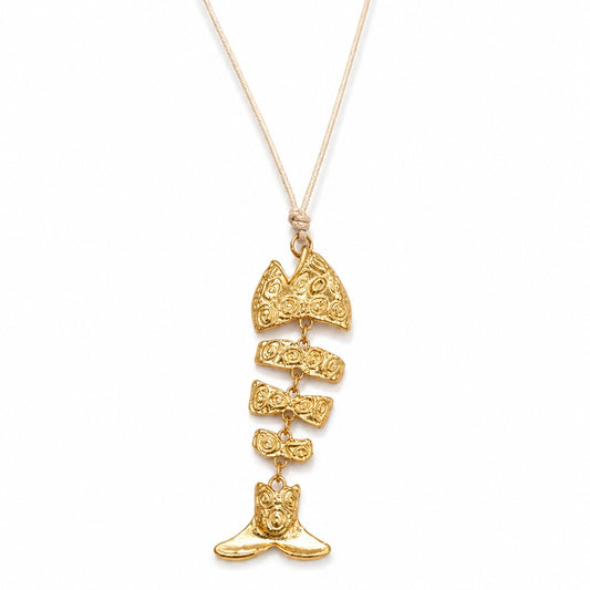 Sirena cord necklace