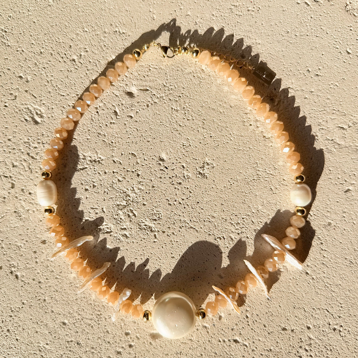 Champagne toast Handmade Necklace