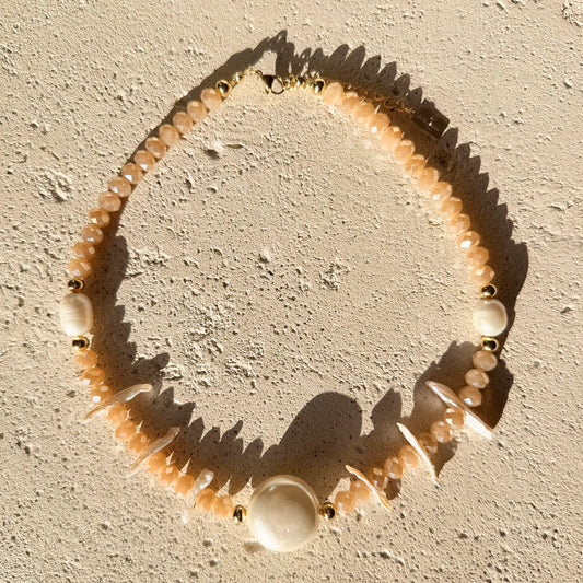 Champagne toast Handmade Necklace
