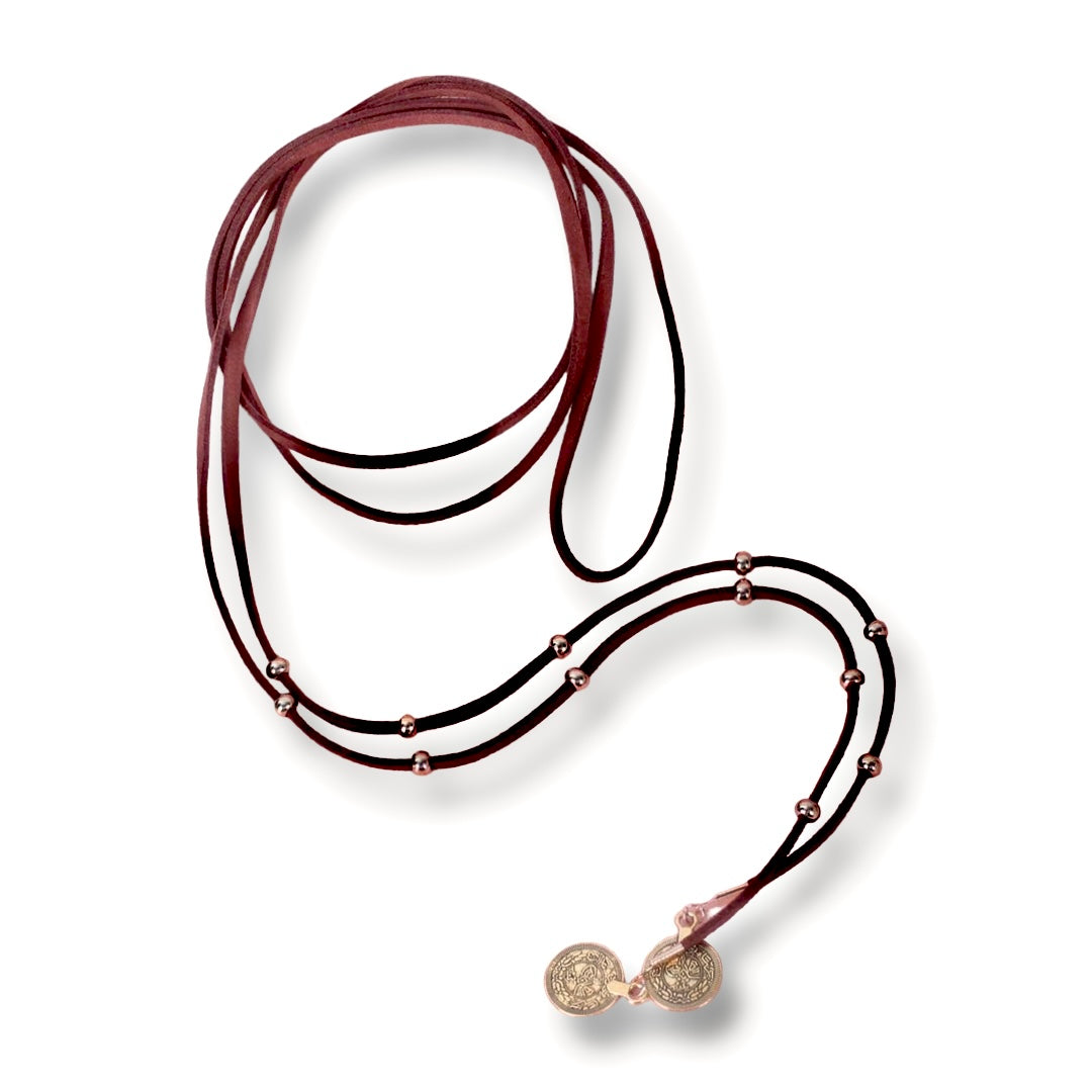 Boho Long Leather Wrap