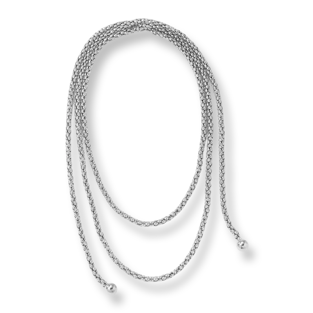 Gold and silver stainless steel cord