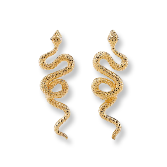 Stainless steel Snake earrings