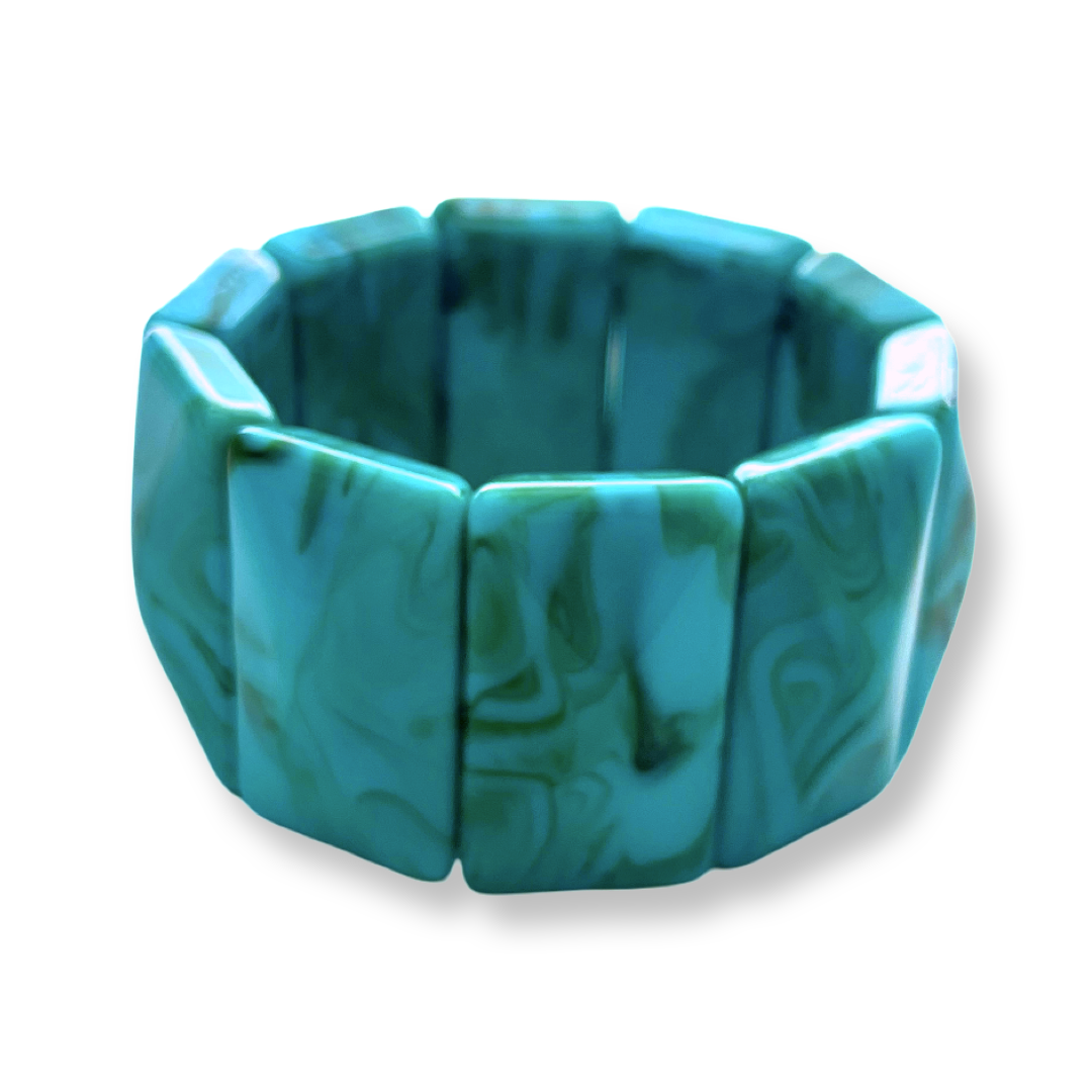 Elastic acrylic bracelet