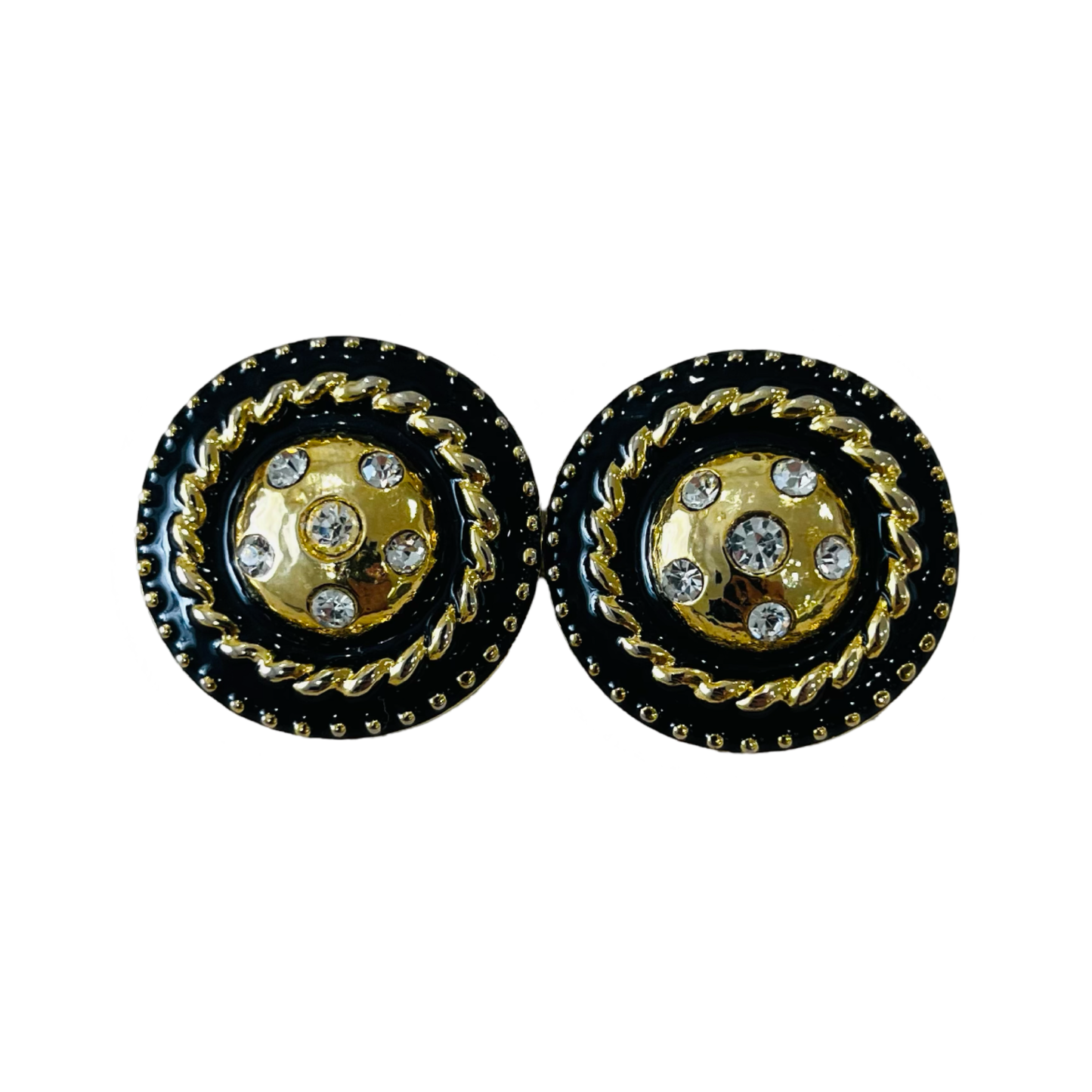 Vintage clip-on earrings from Buenos Aires