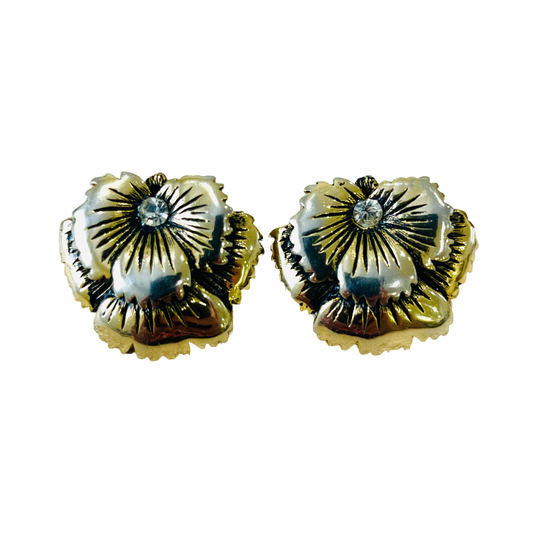 Vintage clip-on earrings from Buenos Aires