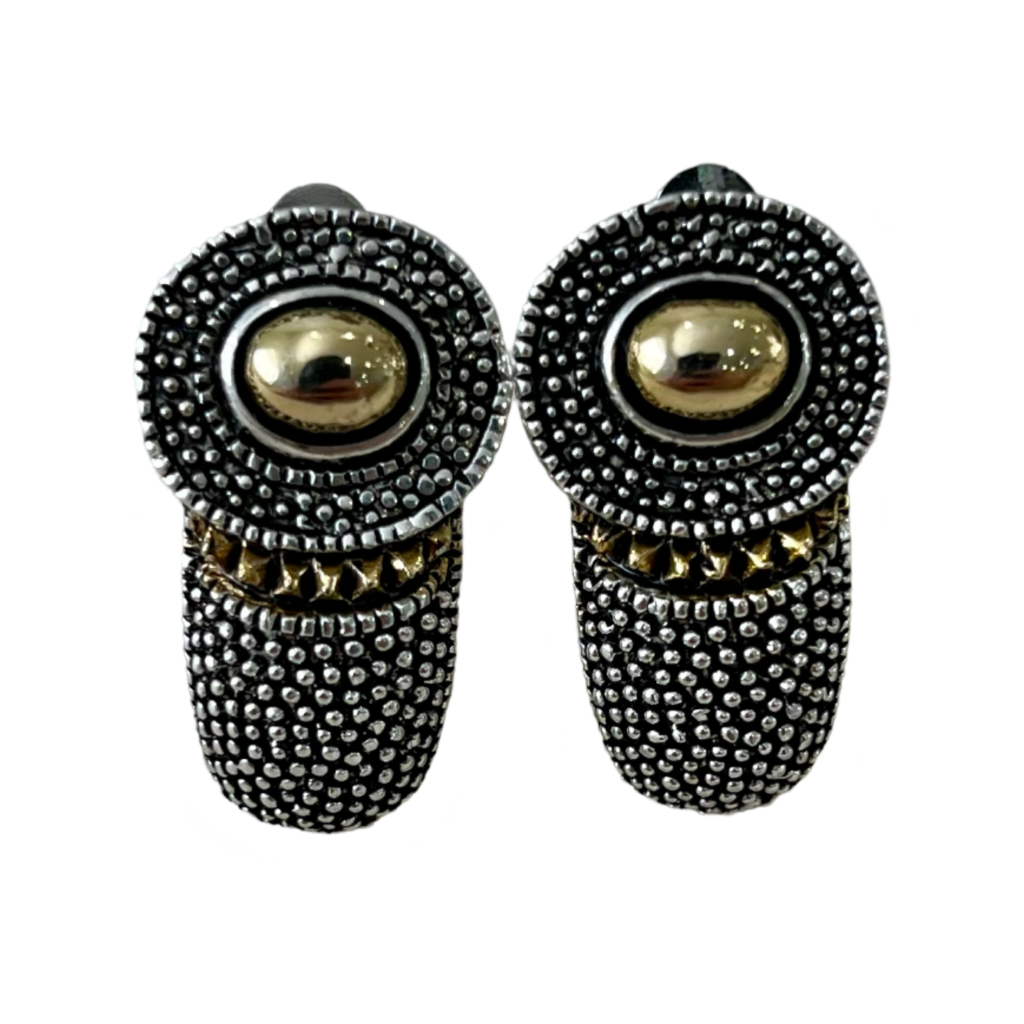 Vintage clip-on earrings from Buenos Aires