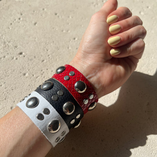 Handmade leather bracelet from Buenos Aires