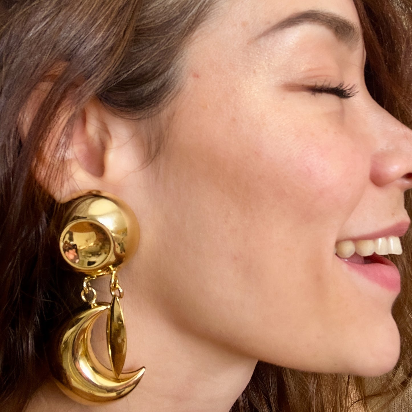 Vintage Statement Earrings from Buenos Aires