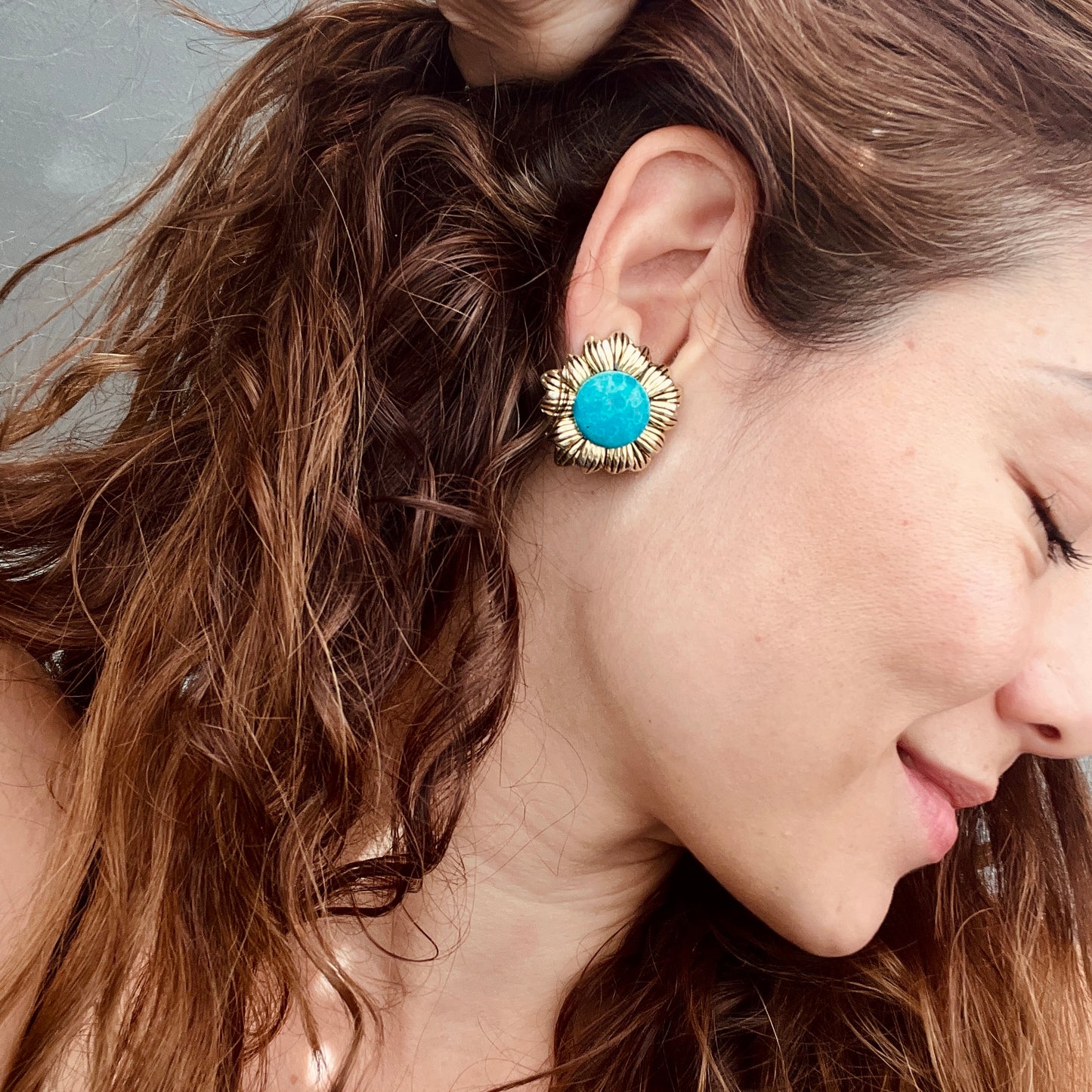 Vintage clip-on earrings from Buenos Aires