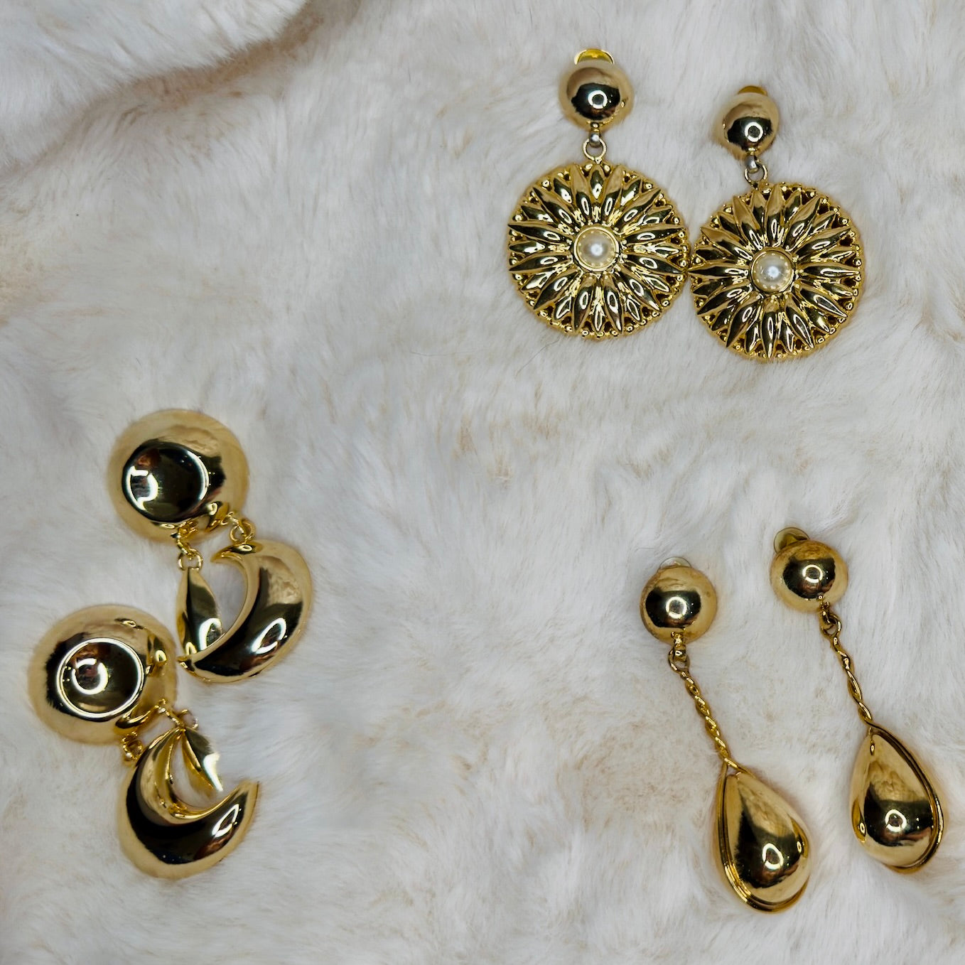 Vintage Statement Earrings from Buenos Aires