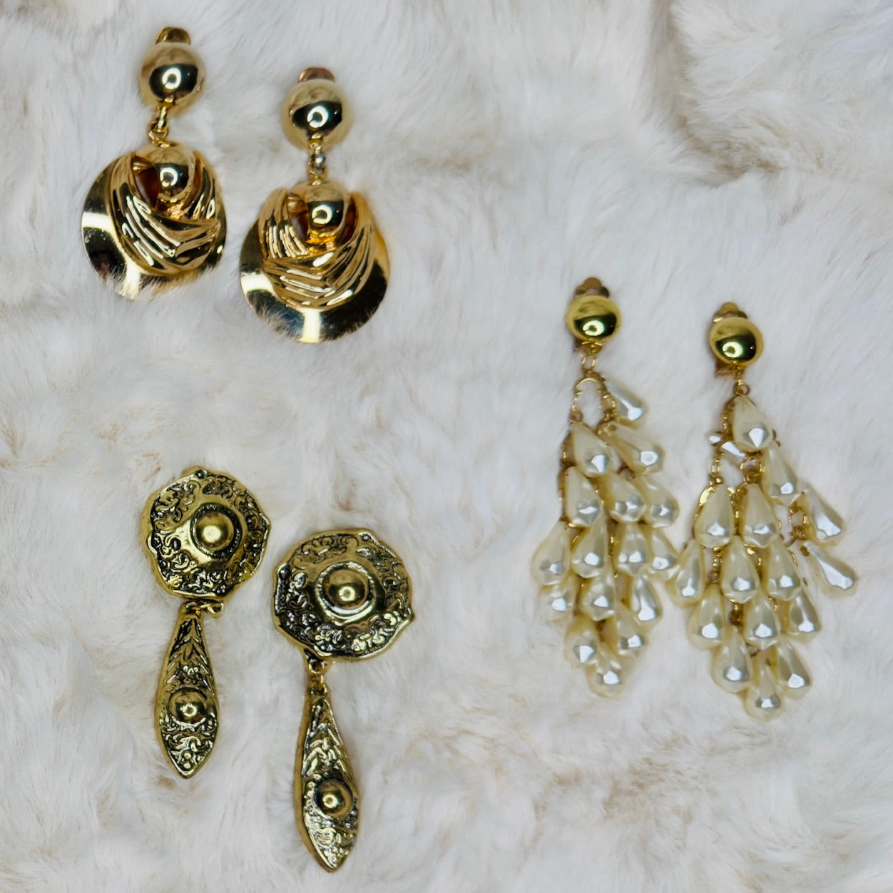 Vintage Statement Earrings from Buenos Aires